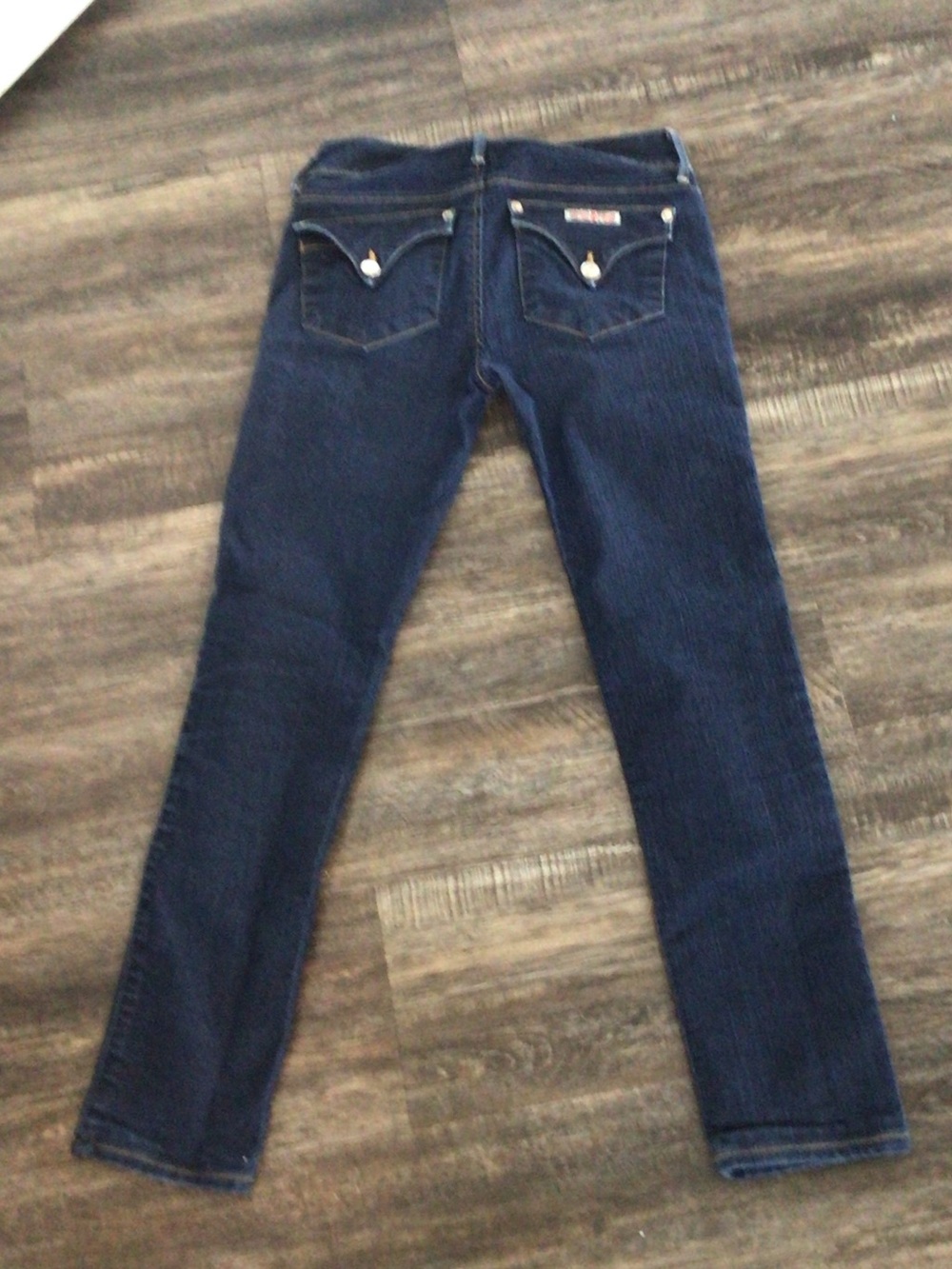 Hudson Jeans Dark Blue Skinny with Back Pocket Hardware